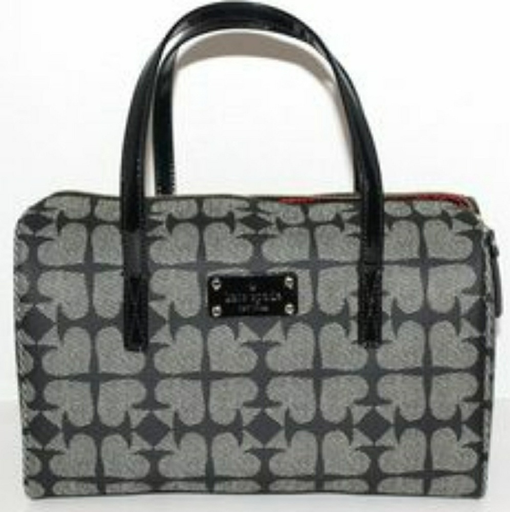 Kate Spade pebbles leather "Ace of Spade" purse